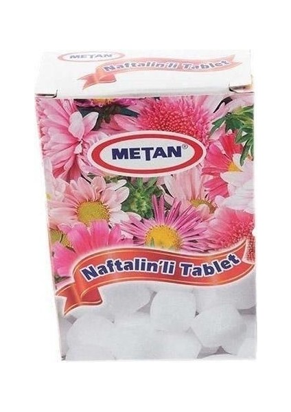 4 Adet Metan Naftalin Tablet 100 gr +20 Adet