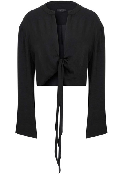 Dekolteli Bluz Siyah Y2313018_001