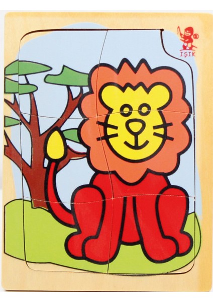 Aslan Ahşap Puzzle