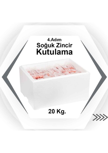 Gurmeraw Barf Plus - 5-20KG Çiğ Köpek Maması Barf - 100 Gr’lık Porsiyonlar Halinde Gurme