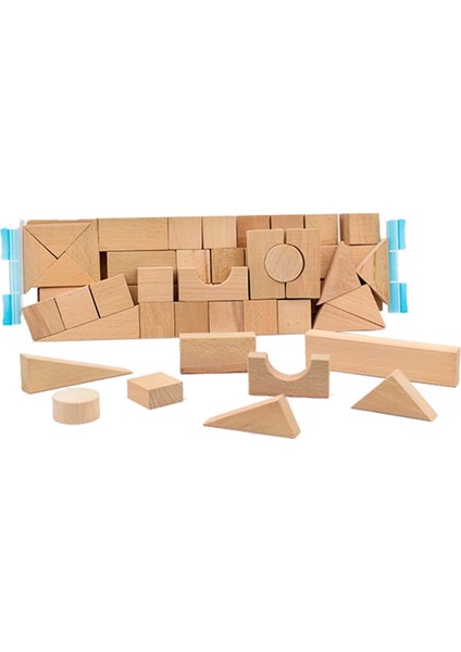 Ahşap Blok 60 Parça Yatay Kutulu fiyatları