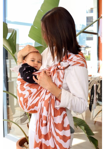 Platin Seri Halka Sling, Babysling Zebra Kiremit fırsatları