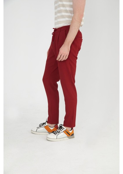 Erkek Regular Fit Fermuarlı ve Bağcıklı Rahat Jogger Pantolon modelleri