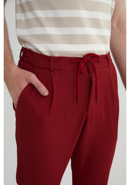 Erkek Regular Fit Fermuarlı ve Bağcıklı Rahat Jogger Pantolon indirimleri