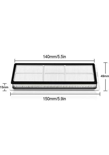 Xiaomi Mop Pro 2+ 3D Uyumlu Fırça Hepa Filtre Mop Seti-7 Parça fırsatları