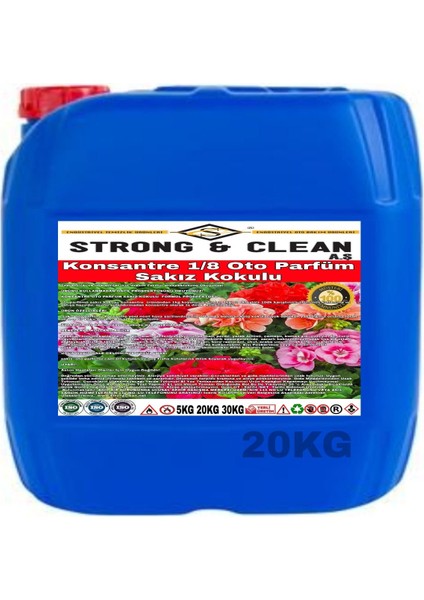 Oto Parfüm Konsantre 1/8 Sakız Kokusu 20KG