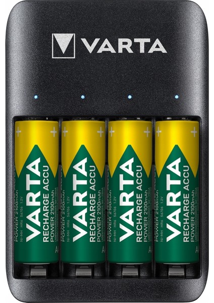 USB Quattro Charger Pil Şarj CIHAZI+4X2100 Aa Şarjlı Pil+Kılıf Hediye fırsatları