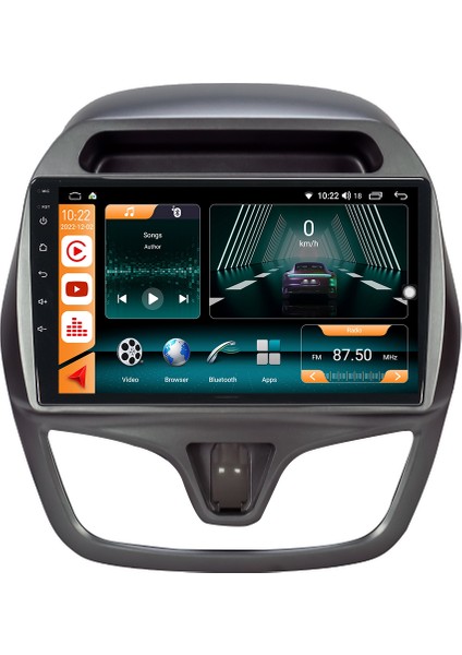 Chevrolet Spark Android Multimedya Carplay Navigasyon Ekran - 8gb RAM+128 GB HDD - Myway modelleri