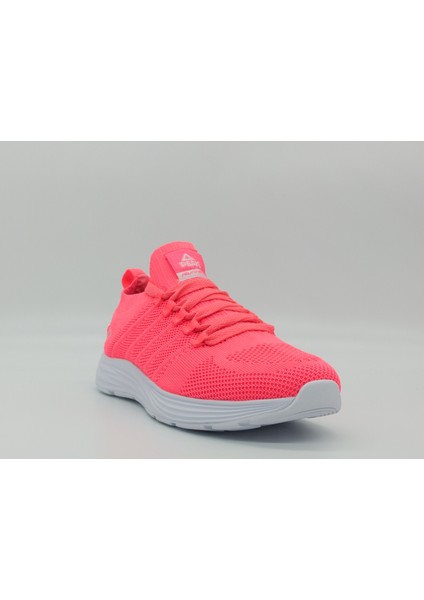 Running Kadın Koyu Pembe Beyaz Kaymaz Taban Ortopedik Nefes Alabilen Garantili Rahat Hafif Günlük Sneaker Yürüyüş Koşu Spor Ayakkabısı EW0127H