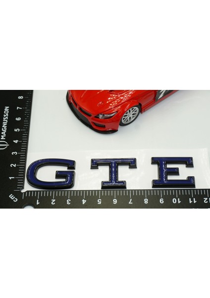 Volkswagen Golf 8 Mk8 Gte Bagaj 3m 3D Mavi Siyah Yazı Orjinal Ürün fırsatları