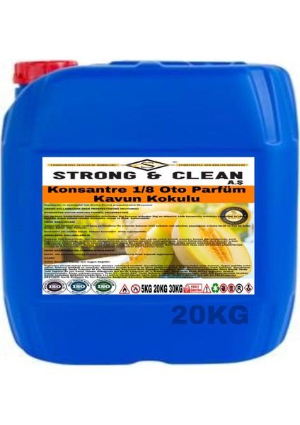 Oto Parfüm Konsantre 1/8 Kavun Kokusu 20KG