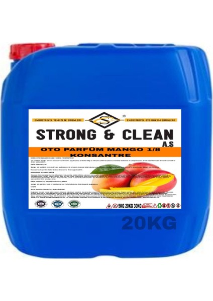 Oto Parfüm Konsantre 1/8 Mango Kokusu 20KG