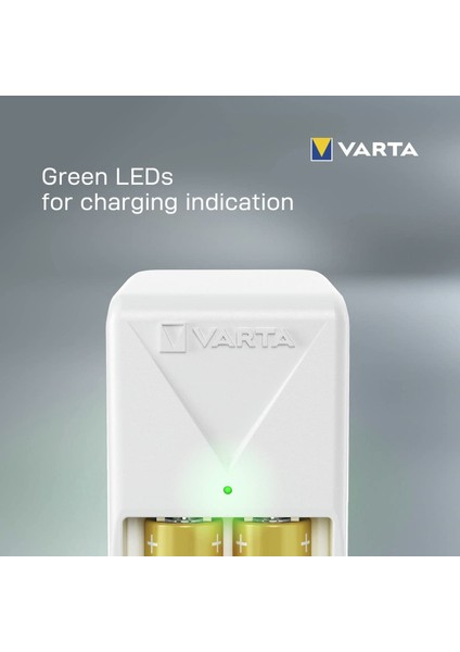 57656 Mini Charger Aa 2 x 2100 mah Pil ve Saklama Çantası