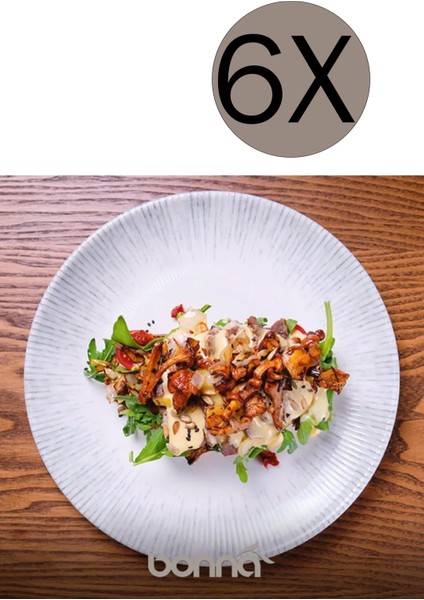 Iris Gourmet Düz Tabak 30 Cm 6'Lı Takım Irsgrm30dz fırsatları