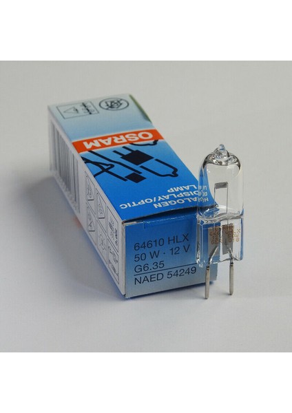5 Adet Osram 64610 Hlx 50W 12V G6.35 Halojen Lamba