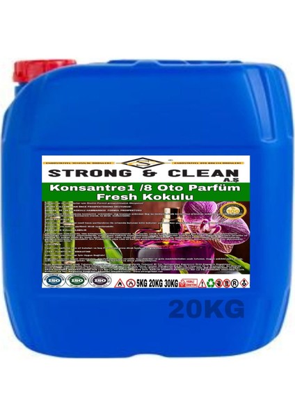 Oto Parfüm Konsantre 1/8 Fresh Kokusu 20KG