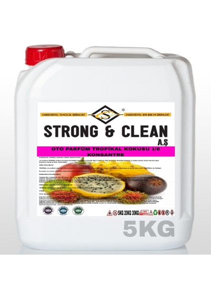 Oto Parfüm Konsantre 1/8 Tropikal Kokusu 5kg