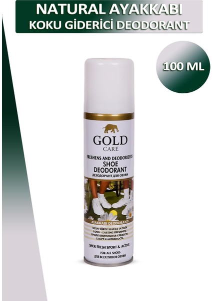 Gold Care Koku Giderici ve Önleyici Ayakkabı Deodorantı 100 ml