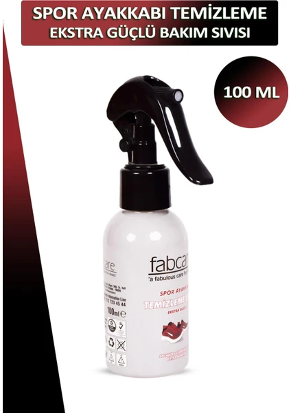 Fabcare Spor Ayakkabı Temizleme Ekstra Güçlü Bakım Sıvısı 100 ml