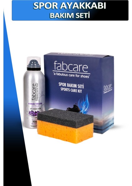 Fabcare Spor Ayakkabı Bakım Seti Sünger Hediyeli 200 ml