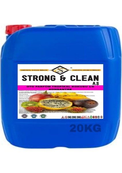 Oto Parfüm Konsantre 1/8 Tropikal Kokusu 20KG