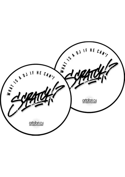 Slipmat Scratch Pilak Keçesi (2 Adet)