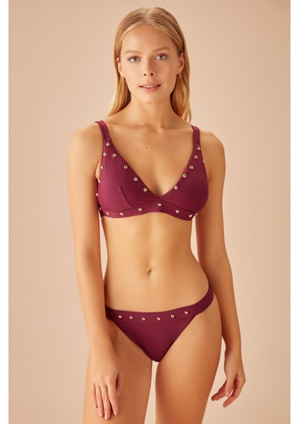 Boncuk Detaylı Bikini Alt modelleri