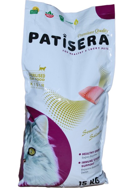 Steril Somonlu Kedi Maması15 kg