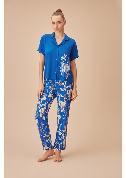 Cobalt Maskülen Pijama Takımı