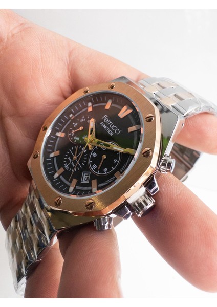 Dual Time Lı Çelik Erkek Kol Saati fiyatları