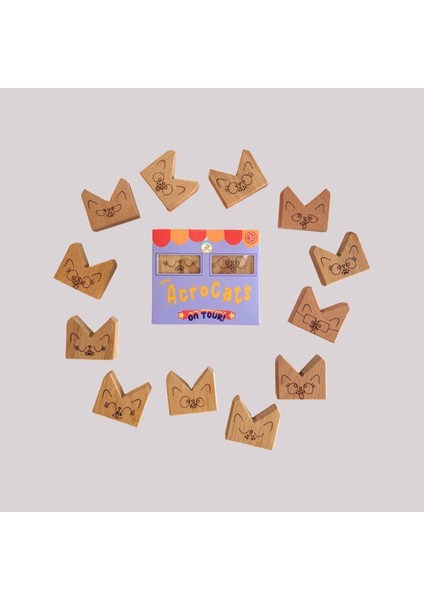 The Acrocats- Ahşap Denge Blokları