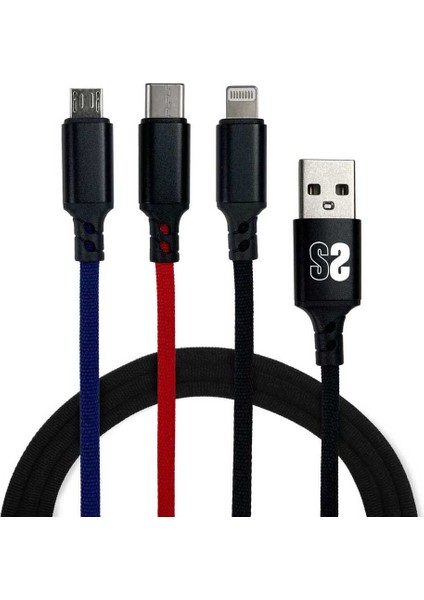 3 in 1 Çoklu Şarj Kablosu fiyatları