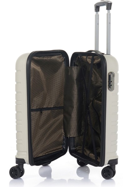 Gold Pp Valiz 8010 Ekru Tsa Kilitli Kabin Boy fırsatları