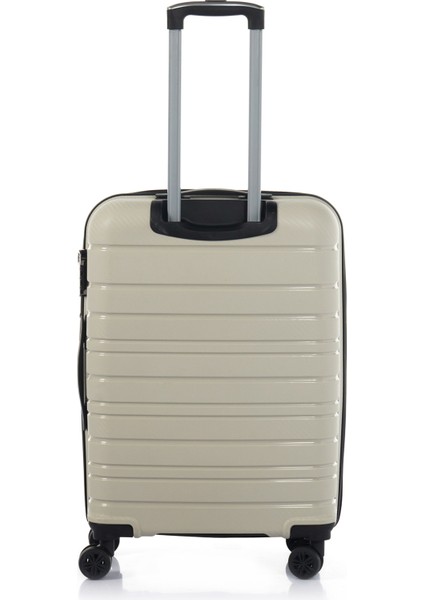 Gold Pp Valiz 8010 Ekru Tsa Kilitli Orta Boy modelleri