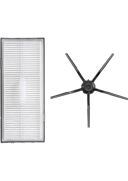 Roborock S7 Sonic Hepa Filtre 1 Adet, Yan Fırça Siyah 1 Adet