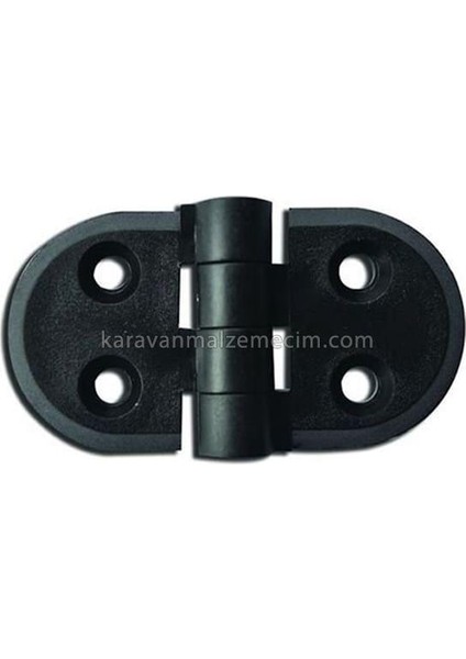 Menteşe Plastik 74X40MM - Siyah