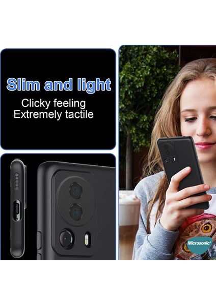 Matte Silicone Xiaomi Mi 13 Lite Kılıf Kırmızı