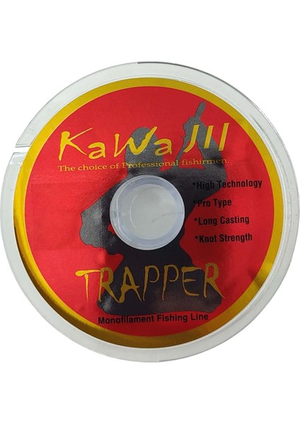 Kawa Jıl Trapper 300M Şeffaf Monofilament Misina