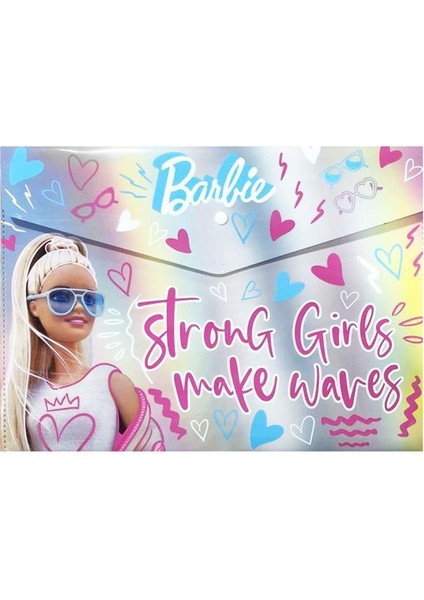 A4 Barbie Çıtçıt Dosya Waves 43720