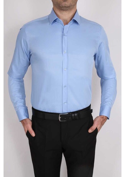 Slimfit Gömlek Lacivert