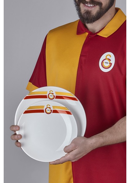 N3472 Galatasaray Lisanslı Arma Logo 2'Li Servis Tabağı fiyatları