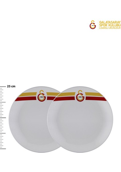 N3472 Galatasaray Lisanslı Arma Logo 2'Li Servis Tabağı indirimleri