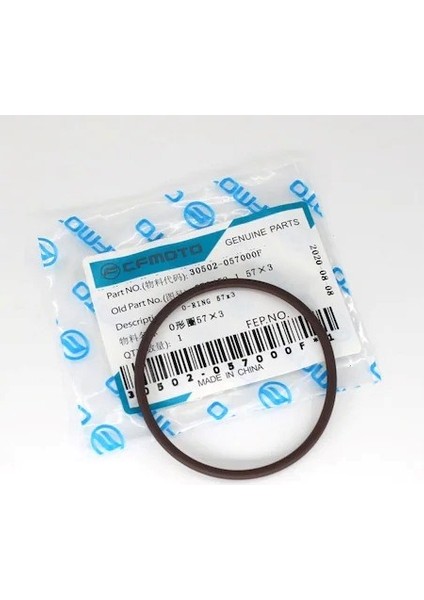 Yağ Filtre Kapağı O-Ring 57X3 Cf Moto Nk 250 Orijinal fiyatları