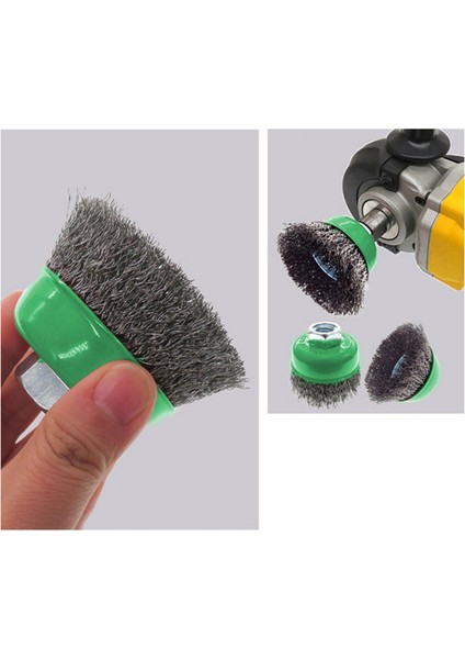 Saçaklı Çanak Fırça Paslanmaz 65 mm M14 fiyatları