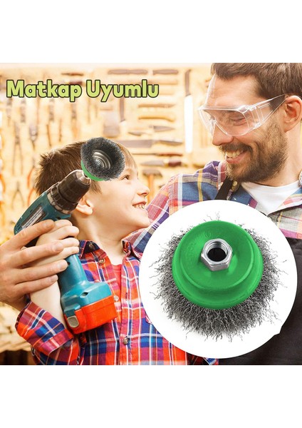 Saçaklı Çanak Fırça Paslanmaz 65 mm M14 fırsatları