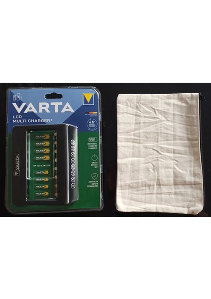 Lcd Multi Plus Aa Aaa Pil Şarj Cihazı Çanta+8 Adet 2100mah Aa Kalem+8 Adet 800mah Aaa İnce Pil fiyatları