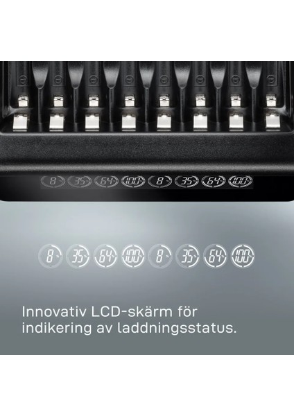 Lcd Multi Plus Aa Aaa Pil Şarj Cihazı Çanta+8 Adet 2100mah Aa Kalem+8 Adet 800mah Aaa İnce Pil indirimleri