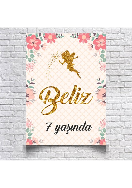 Peri Temalı Doğum Günü AFIŞI35 x 50 cm