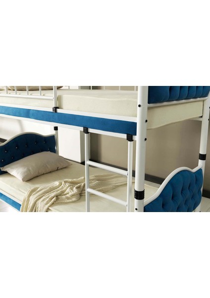 Melisa Metal Ahşap Tek Kişilik Ranza fırsatları