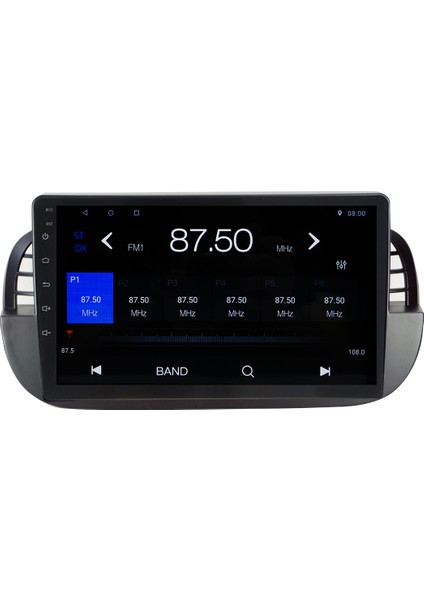 Fiat 500 Android 10 Carplay Özellikli Navigasyon Multimedya Ekran 2gb Ram + 32GB HDD
